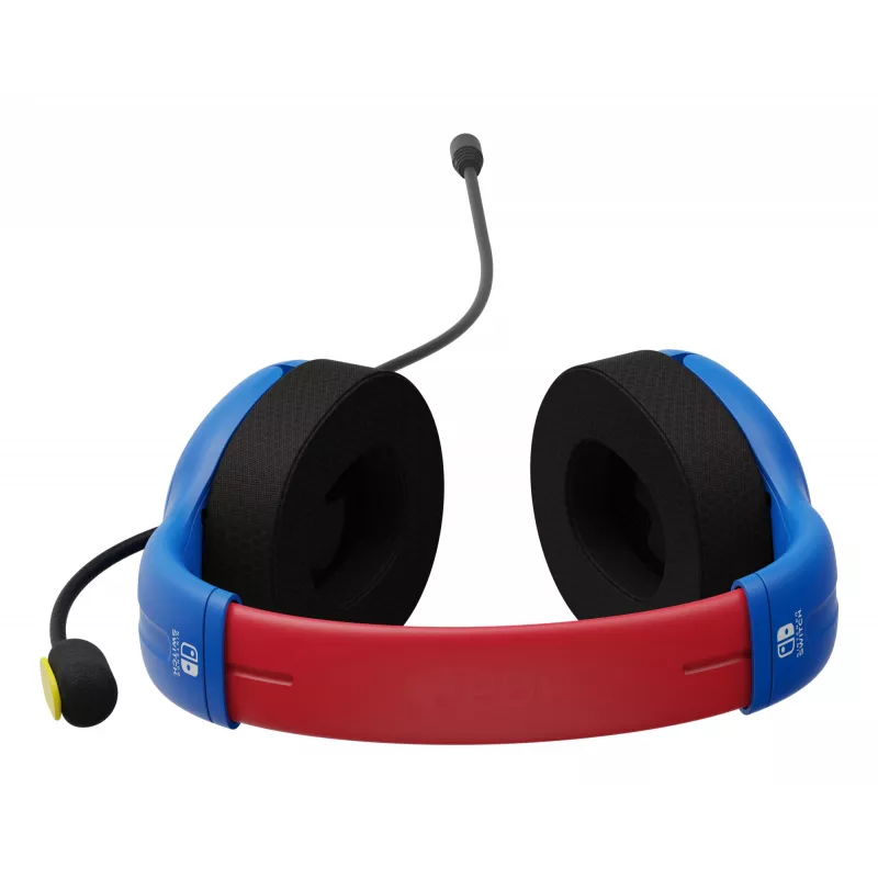 PDP LVL40-headset bekabeld hoofdband gaming blauw, rood