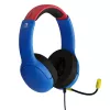 PDP LVL40-headset bekabeld hoofdband gaming blauw, rood