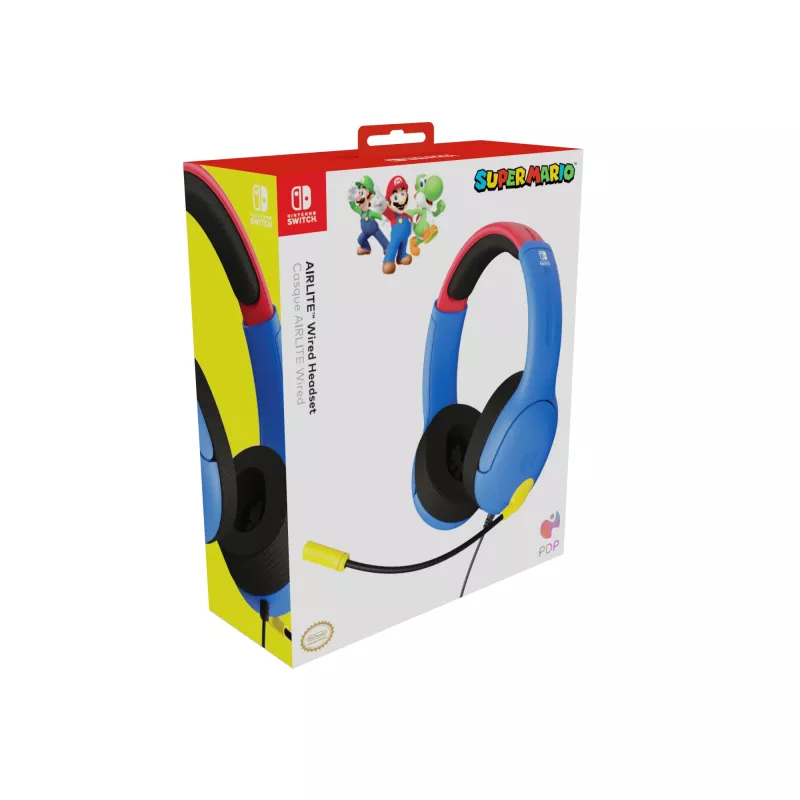 PDP LVL40-headset bekabeld hoofdband gaming blauw, rood