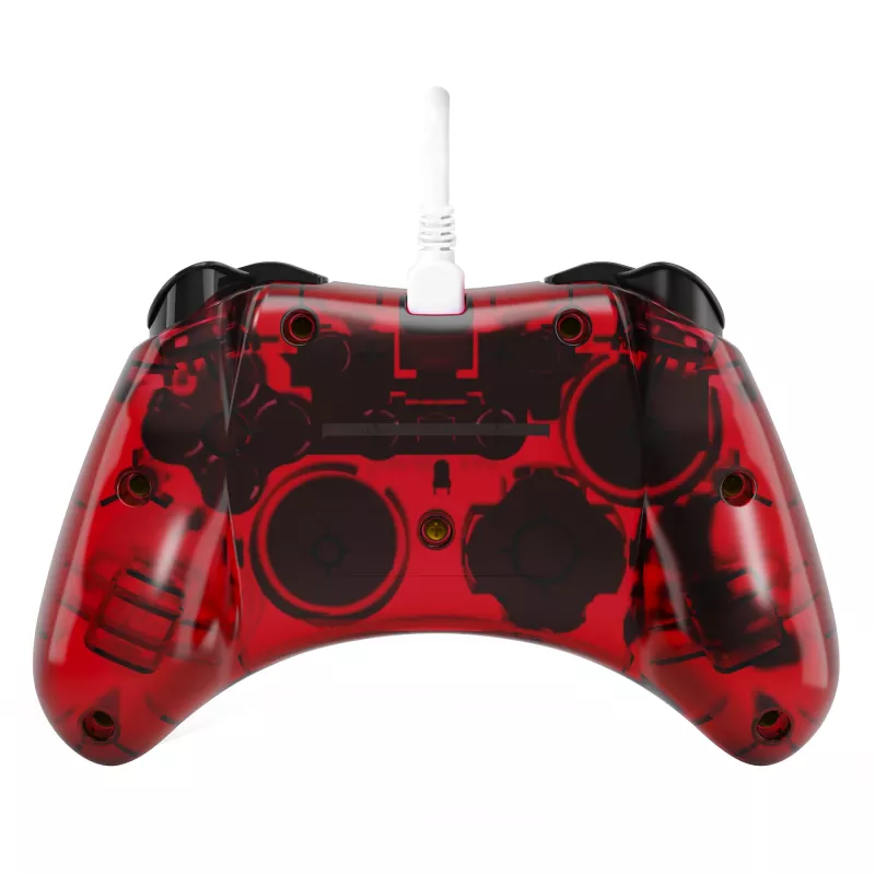 PDP Rock Candy: Mario Punch rood, transparant USB-gamepad analoog/digitaal Nintendo Switch, Nintendo Switch Lite, Nintendo Switch OLED