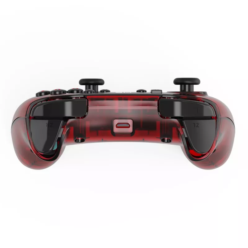 PDP Rock Candy: Mario Punch rood, transparant USB-gamepad analoog/digitaal Nintendo Switch, Nintendo Switch Lite, Nintendo Switch OLED