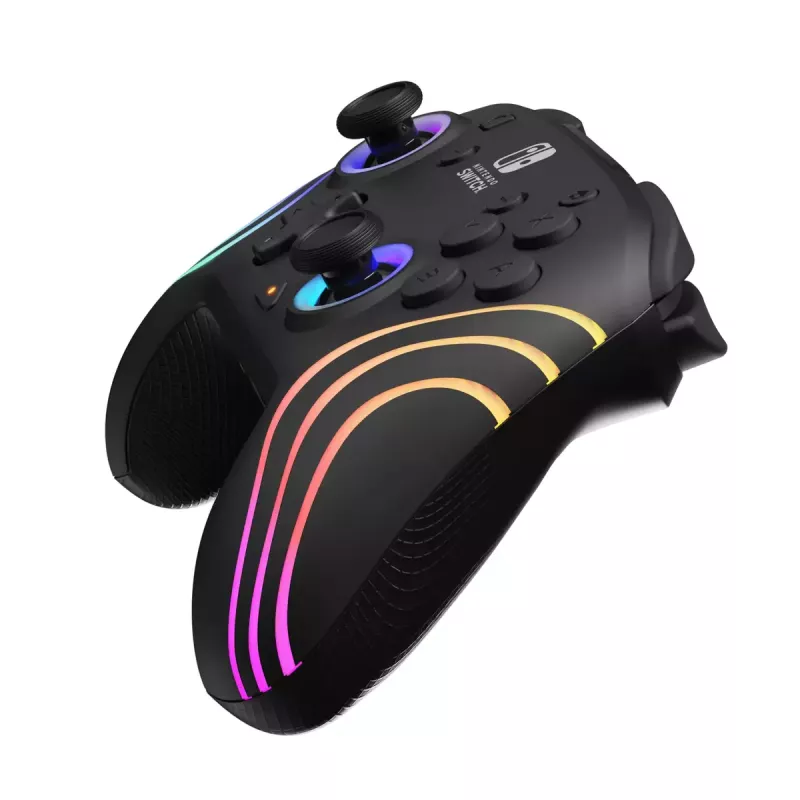 PDP Afterglow Wave zwart USB-gamepad analoog/digitaal Nintendo Switch, Nintendo Switch Lite, Nintendo Switch OLED