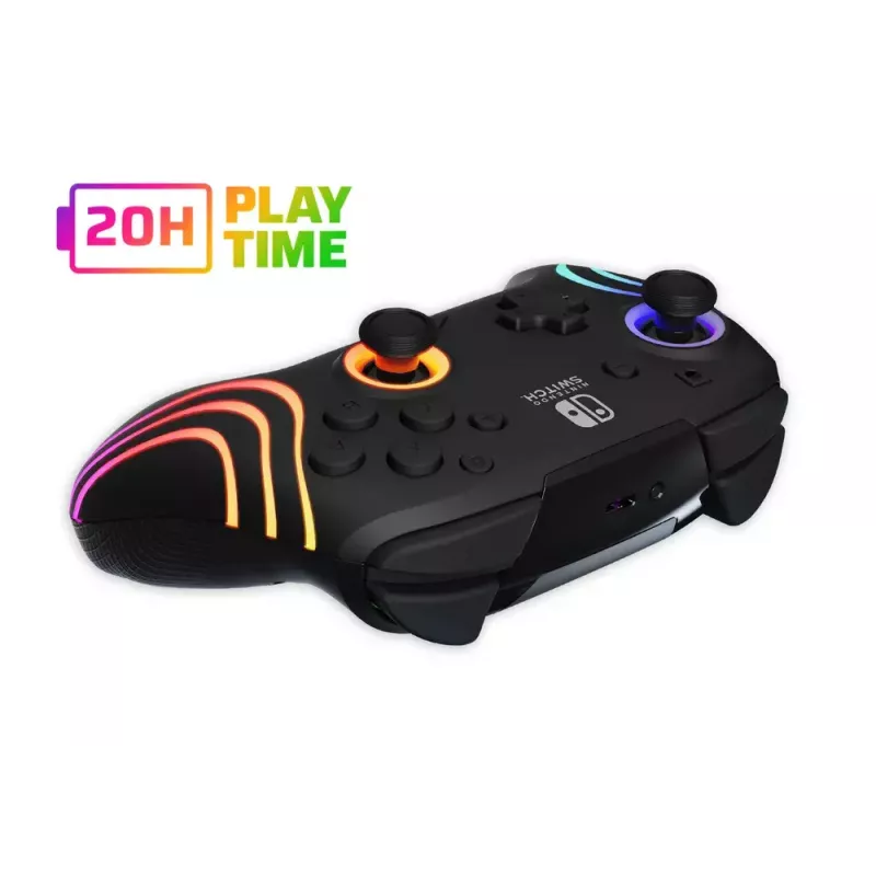 PDP Afterglow Wave zwart USB-gamepad analoog/digitaal Nintendo Switch, Nintendo Switch Lite, Nintendo Switch OLED