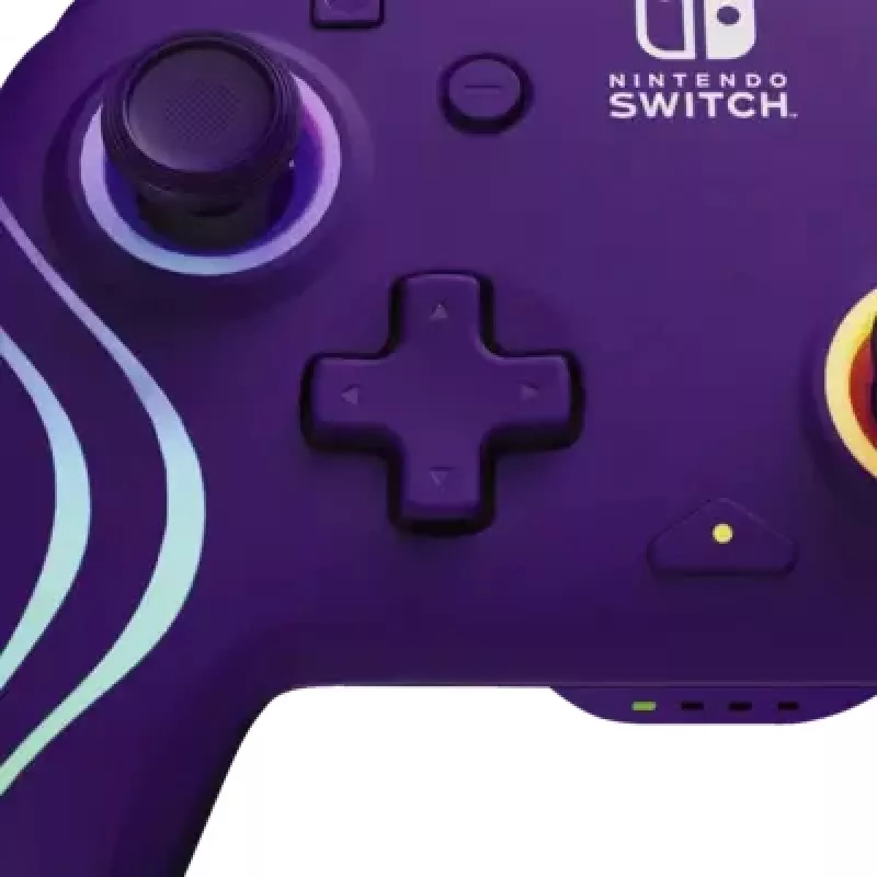 Draadloze controller PDP Afterglow Wave 500-252-PR – paars, draadloze gamepad voor console/pc