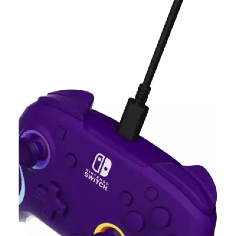 Draadloze controller PDP Afterglow Wave 500-252-PR – paars, draadloze gamepad voor console/pc