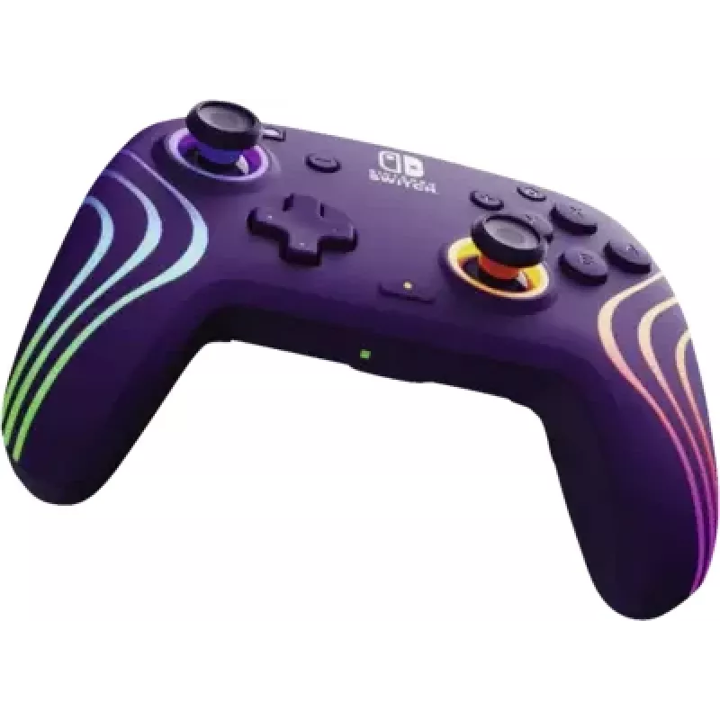 Draadloze controller PDP Afterglow Wave 500-252-PR – paars, draadloze gamepad voor console/pc