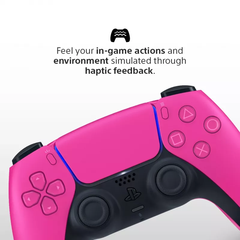 Gamepad Sony DualSense v3 voor PlayStation 5 — roze, Bluetooth & USB Type-C, ingebouwde accu