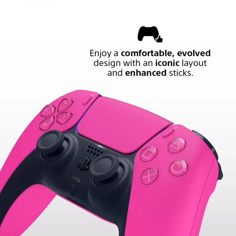 Gamepad Sony DualSense v3 voor PlayStation 5 — roze, Bluetooth & USB Type-C, ingebouwde accu