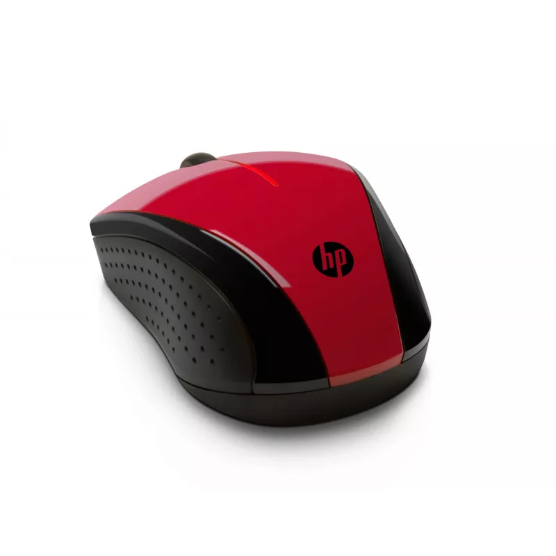 HP X3000 Sunset Red draadloze muis, dubbelhandig, optisch, RF draadloos, 1200 DPI, rood