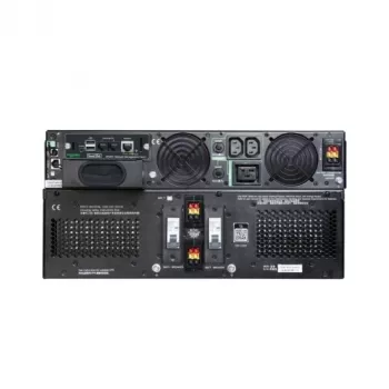 APC Smart-UPS On-Line, 8 kVA/8 kW, rack/tower, 230 V, 2x IEC C13+1x IEC C19+vaste bedrading 3-aderig (H+N+E) uitgangen, netwerkkaart, zonder railset
