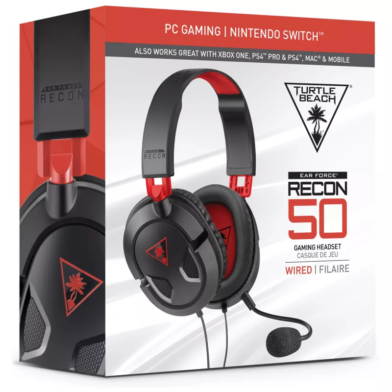 Turtle Beach Recon 50 headset bedrade gaming-headset – pc, Xbox Series X of S, Xbox One, PS5 en PS4
