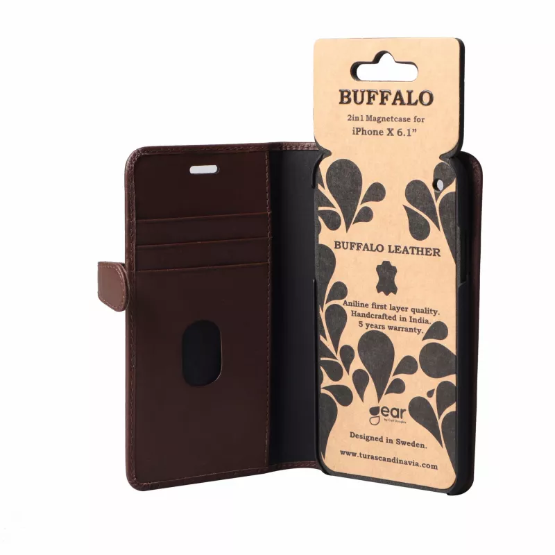 Buffalo 658562 telefoonhoesje 15,5 cm (6,1 inch) folio bruin
