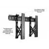 Videowall-montage Multibrackets M Public Push 40-70 inch zwart