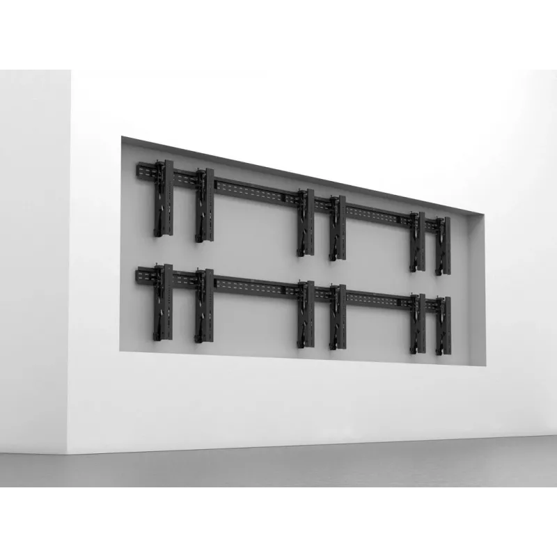 Videowall-montage Multibrackets M Public Push 40-70 inch zwart