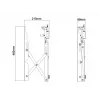 Videowall-montage Multibrackets M Public Push 40-70 inch zwart