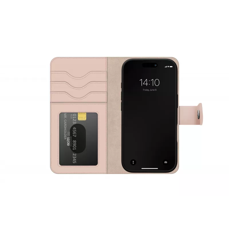 iDeal of Sweden Magnet Wallet+ iPhone 17 roze, flipcase, Apple, iPhone 17, 16 cm (6,3 inch), roze