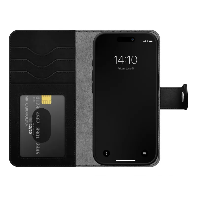 iDeal of Sweden Magnet Wallet+ MagSafe iPhone 17 Pro zwart
