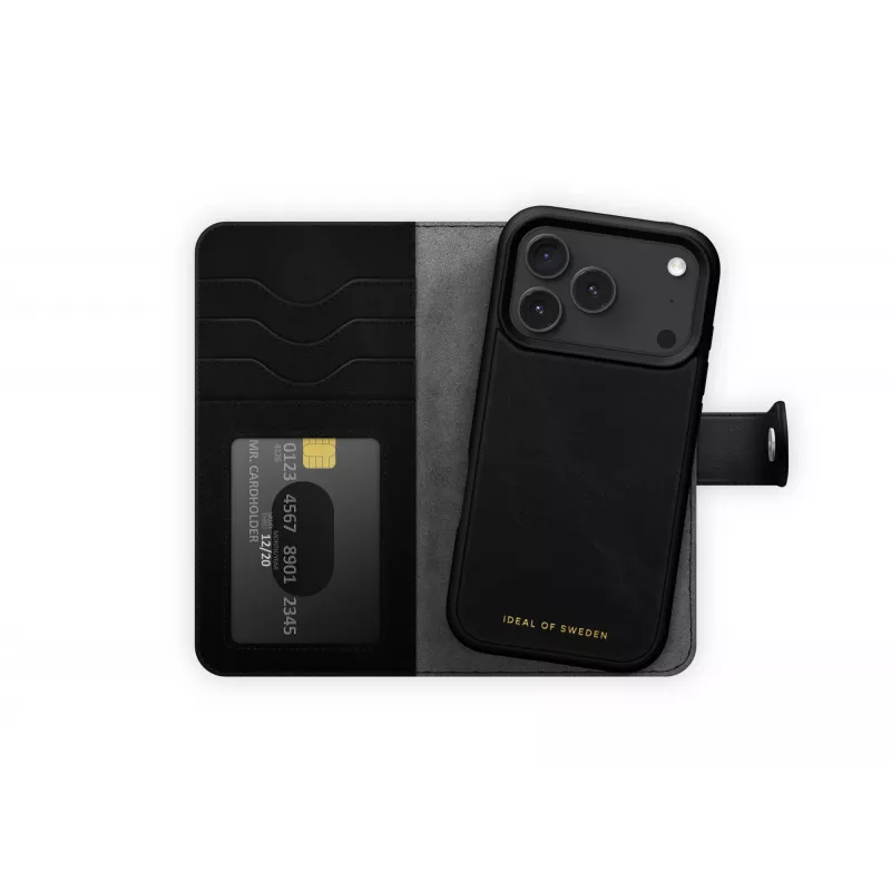 iDeal of Sweden Magnet Wallet+ MagSafe iPhone 17 Pro zwart