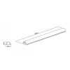 Multibrackets M universele kabelgoot zwart 18 mm breed 1600 mm lang