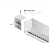 Multibrackets M 1:1 handmatig projectiescherm 200x200, 112 inch White Edition