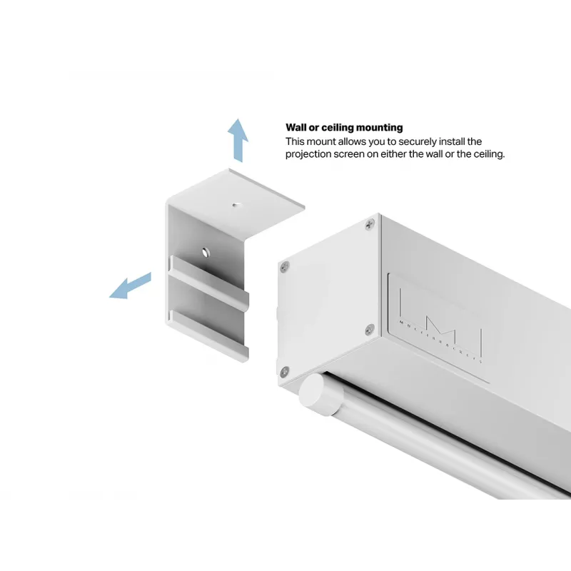Multibrackets M 1:1 handmatig projectiescherm 200x200, 112 inch White Edition