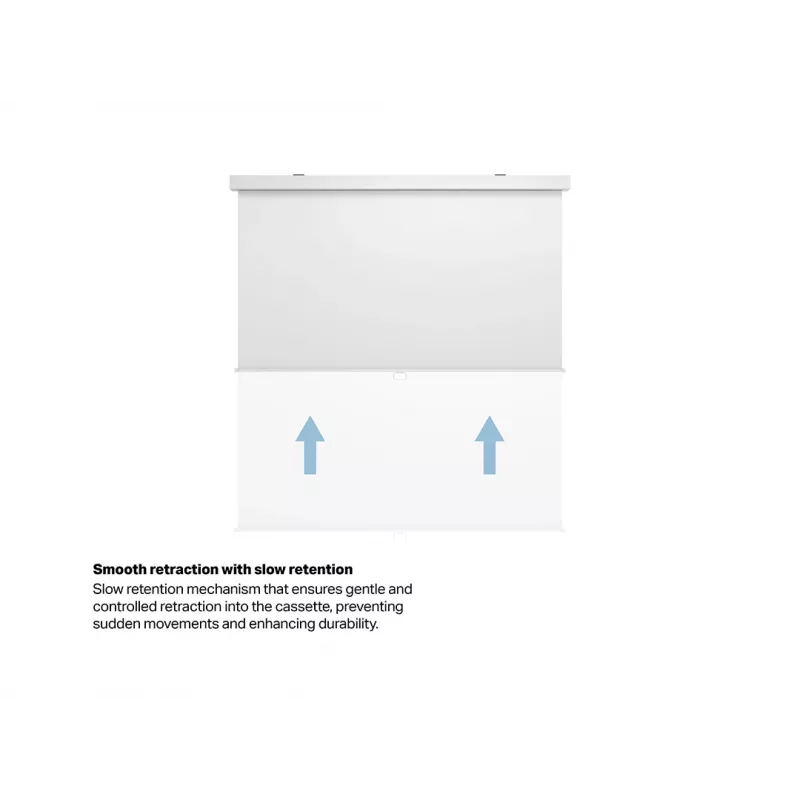 Multibrackets M 1:1 handmatig projectiescherm 200x200, 112 inch White Edition