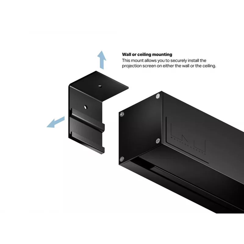 Multibrackets M 16:9 gemotoriseerd projectiescherm 240x135, 108 inch zwart Edition