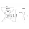 Multibrackets M VESA Wallmount 360 zwart