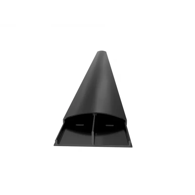 Multibrackets M kabelgoot SS zwart 75 mm B - 1600 mm L
