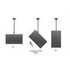 Plafondhouder Multibrackets M Public Medium Back to Back zwart 3000