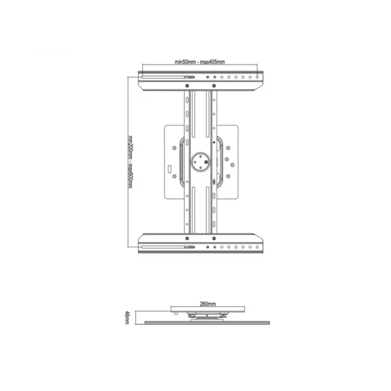 Multibrackets M Universal Digital Signage Wallmount zwart