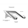 Multibrackets M laptophouder gasdrukarm zilver
