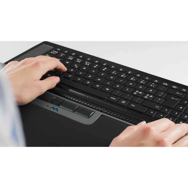 Mousetrapper Delta muis grijs Extended USB-A