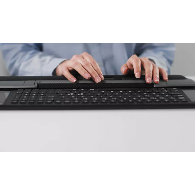 Mousetrapper Delta muis grijs Extended USB-A