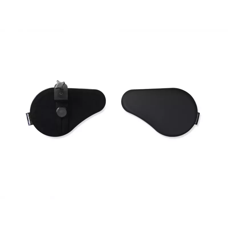 Polssteun Mousetrapper Armrest Split – kunstleer, zwart, 305×195×24 mm