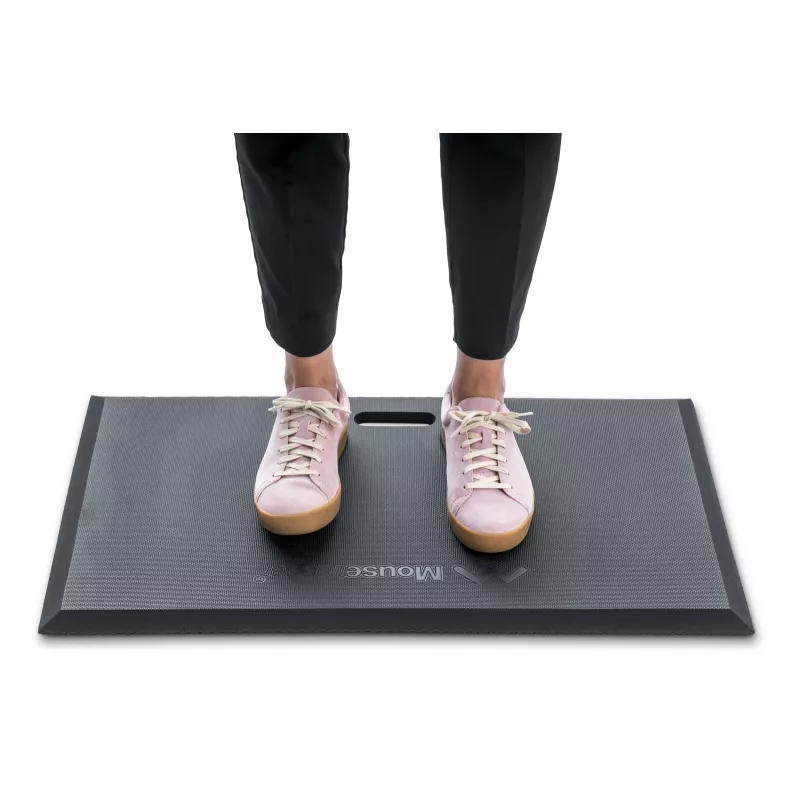 Standing Mat Mousetrapper Active sta-mat — rechthoekig, zwart, 740×450 mm, 1,8 cm dik