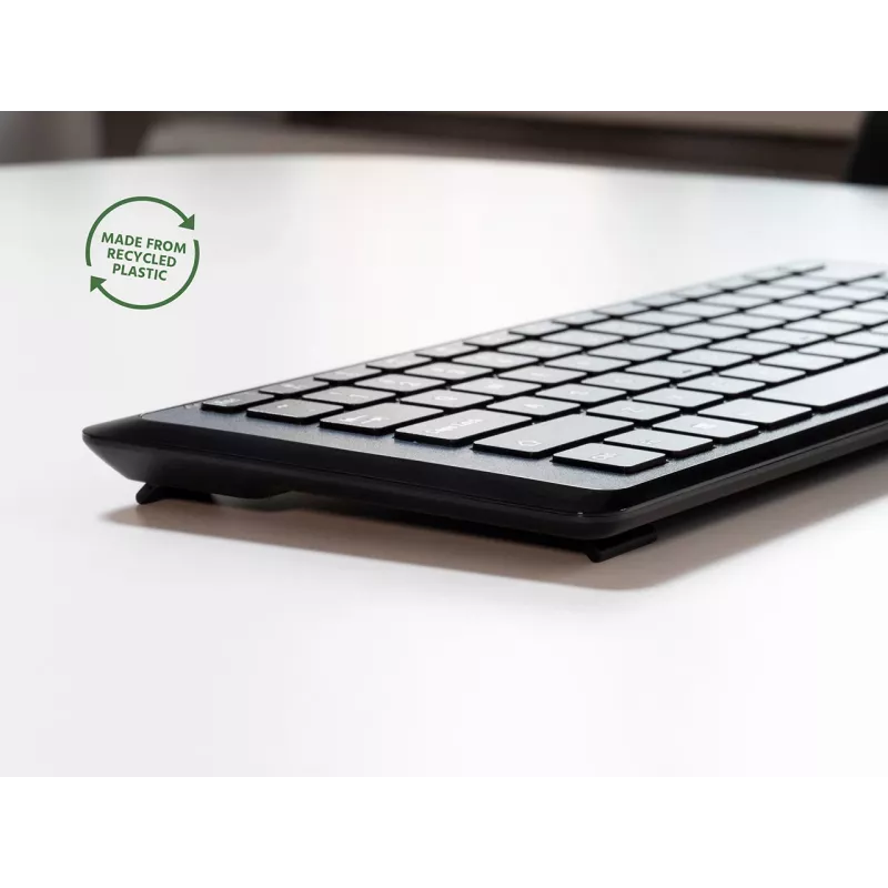Mousetrapper Type Mini toetsenbord QWERTY US USB-C, mini, bedraad, USB, QWERTY, zwart