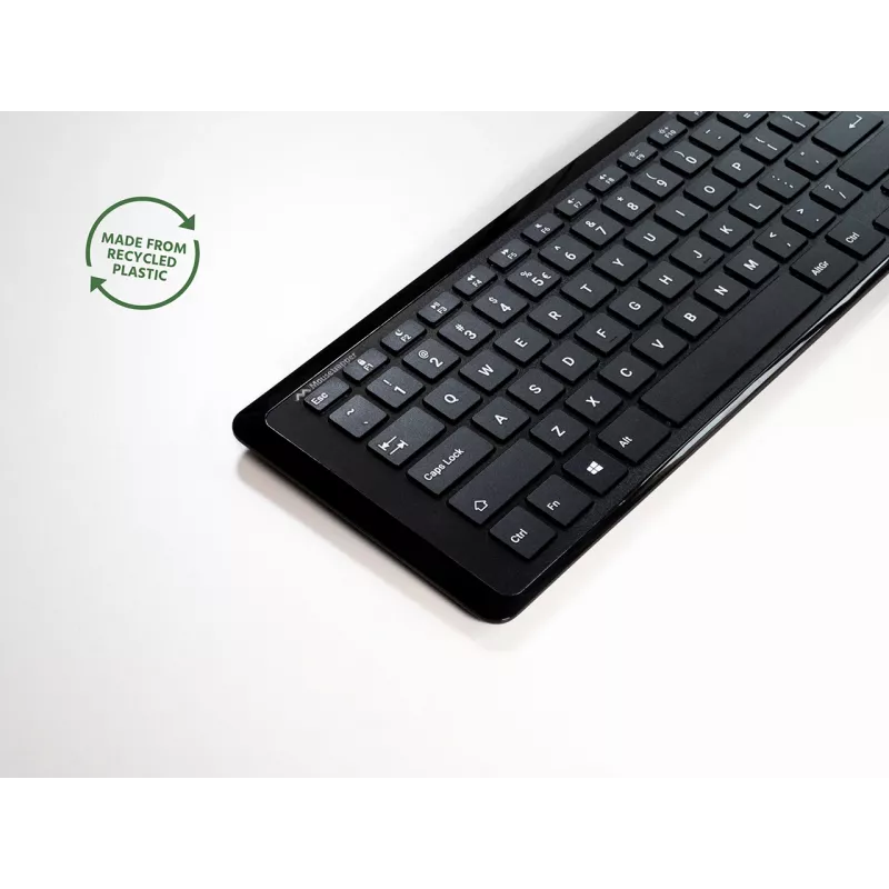 Mousetrapper Type Mini toetsenbord QWERTY US USB-C, mini, bedraad, USB, QWERTY, zwart