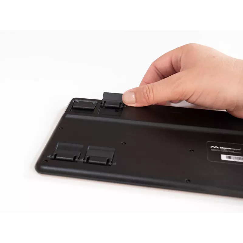 Mousetrapper Type Mini toetsenbord QWERTY US USB-C, mini, bedraad, USB, QWERTY, zwart