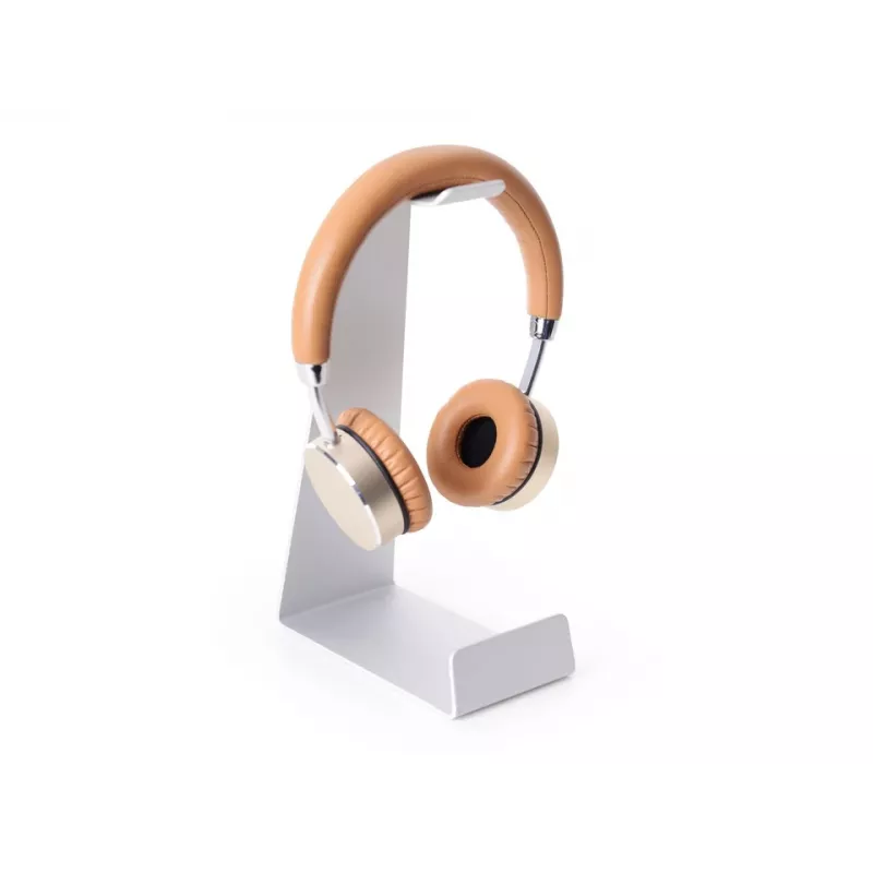 Koptelefoonhouder Multibrackets M Headset Holder tafelstandaard zilver aluminium