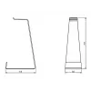Koptelefoonhouder Multibrackets M Headset Holder tafelstandaard zilver aluminium
