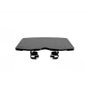 Legbord Multibrackets M Public Floorstand Shelf Basic 150 zwart kunststof staal