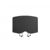 Legbord Multibrackets M Public Floorstand Shelf Basic 150 zwart kunststof staal
