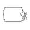 Legbord Multibrackets M Public Floorstand Shelf Basic 150 zwart kunststof staal