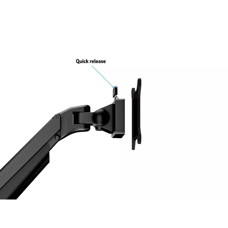Multibrackets M VESA Gasliftarm enkel zwart HD
