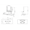 Tafelstandaard Multibrackets M VESA Tablestand Turn zwart X Small MAX 200x200