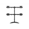 Multibrackets M Deskstand Basic Quad vrijstaande houder 32 kg 15-27 inch
