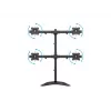 Multibrackets M Deskstand Basic Quad vrijstaande houder 32 kg 15-27 inch