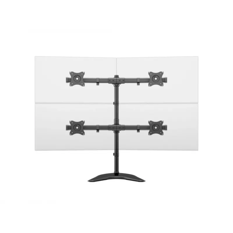Multibrackets M Deskstand Basic Quad vrijstaande houder 32 kg 15-27 inch
