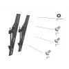 Flatscreen-montagearm MULTIBRACKETS M Pro Series Tilt Arms 400mm, zwart, aluminium/staal, 2 stuks